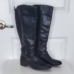 Women's Black Tall Riding Boots